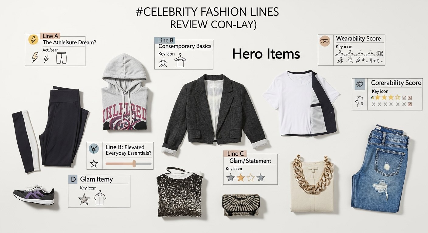Featured illustration of celebrity-inspired women's fashion, jewelry and beauty trends