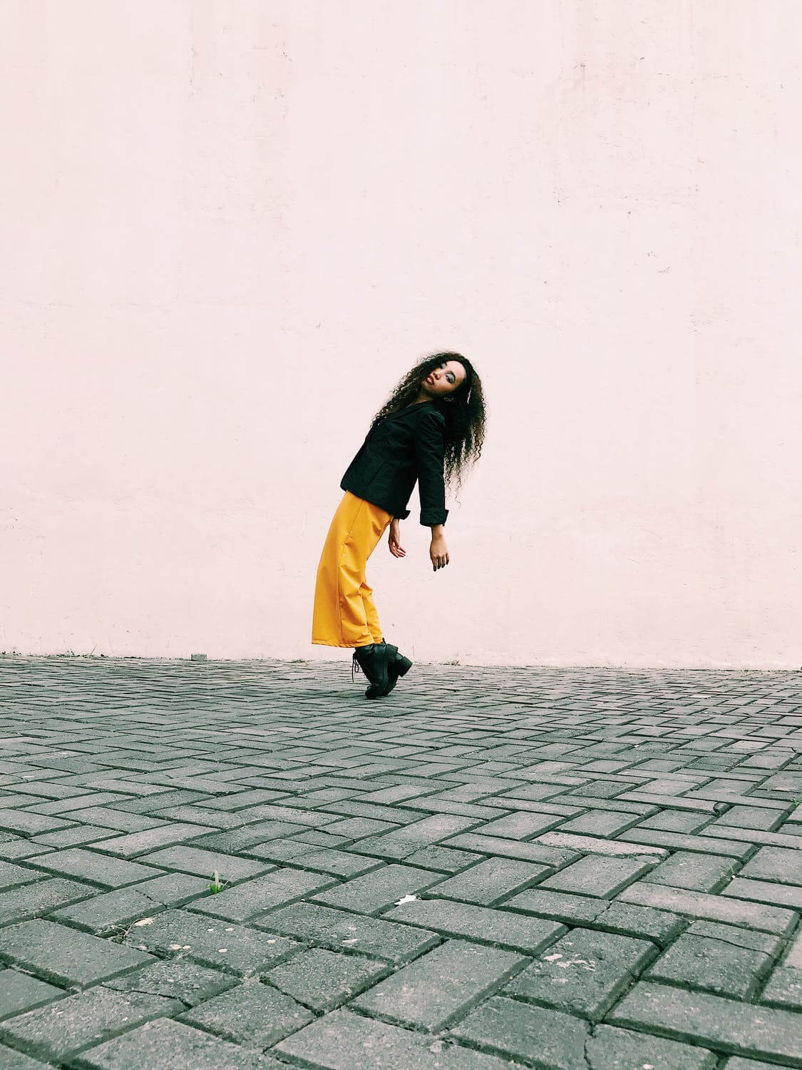 a person jumping in the air